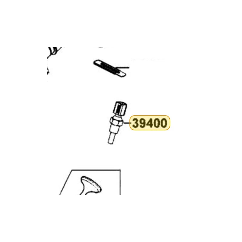 KYMCO Sensor. Head Temperature 39400-BLB9-800, part location on the factory exploded-view diagram