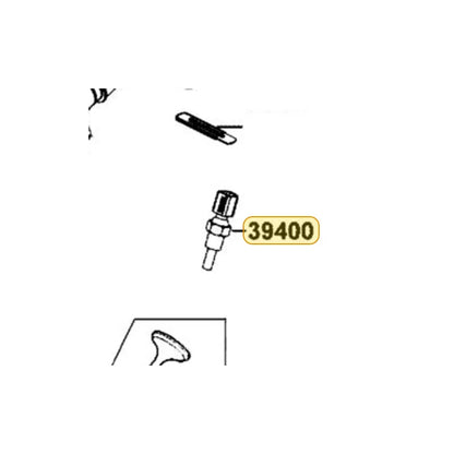 KYMCO Sensor. Head Temperature 39400-BLB9-800, part location on the factory exploded-view diagram