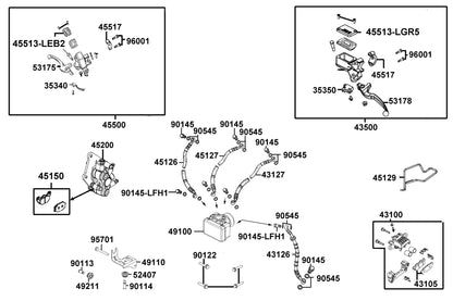 Oil Bolt 10*22 — 90145-MKS9-C00 — KYMCO exploded-view diagram