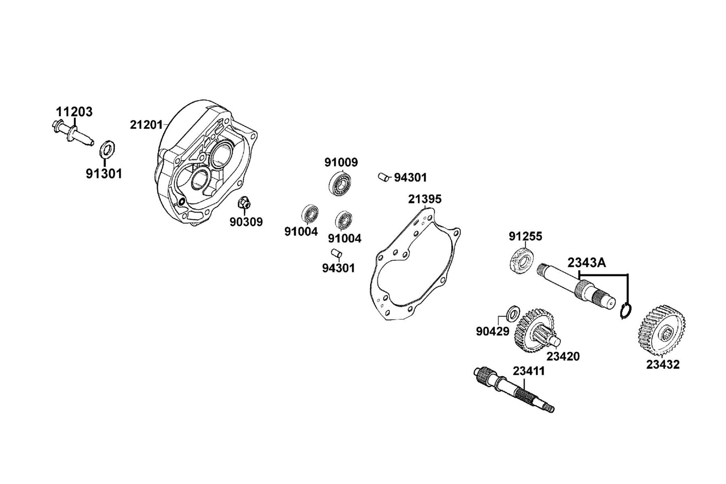 O-ring 7.5*1.5 — 91301-0C53-W10 — KYMCO exploded-view diagram