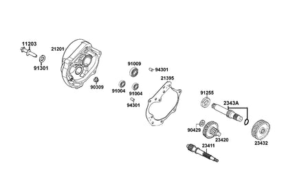 O-ring 7.5*1.5 — 91301-0C53-W10 — KYMCO exploded-view diagram