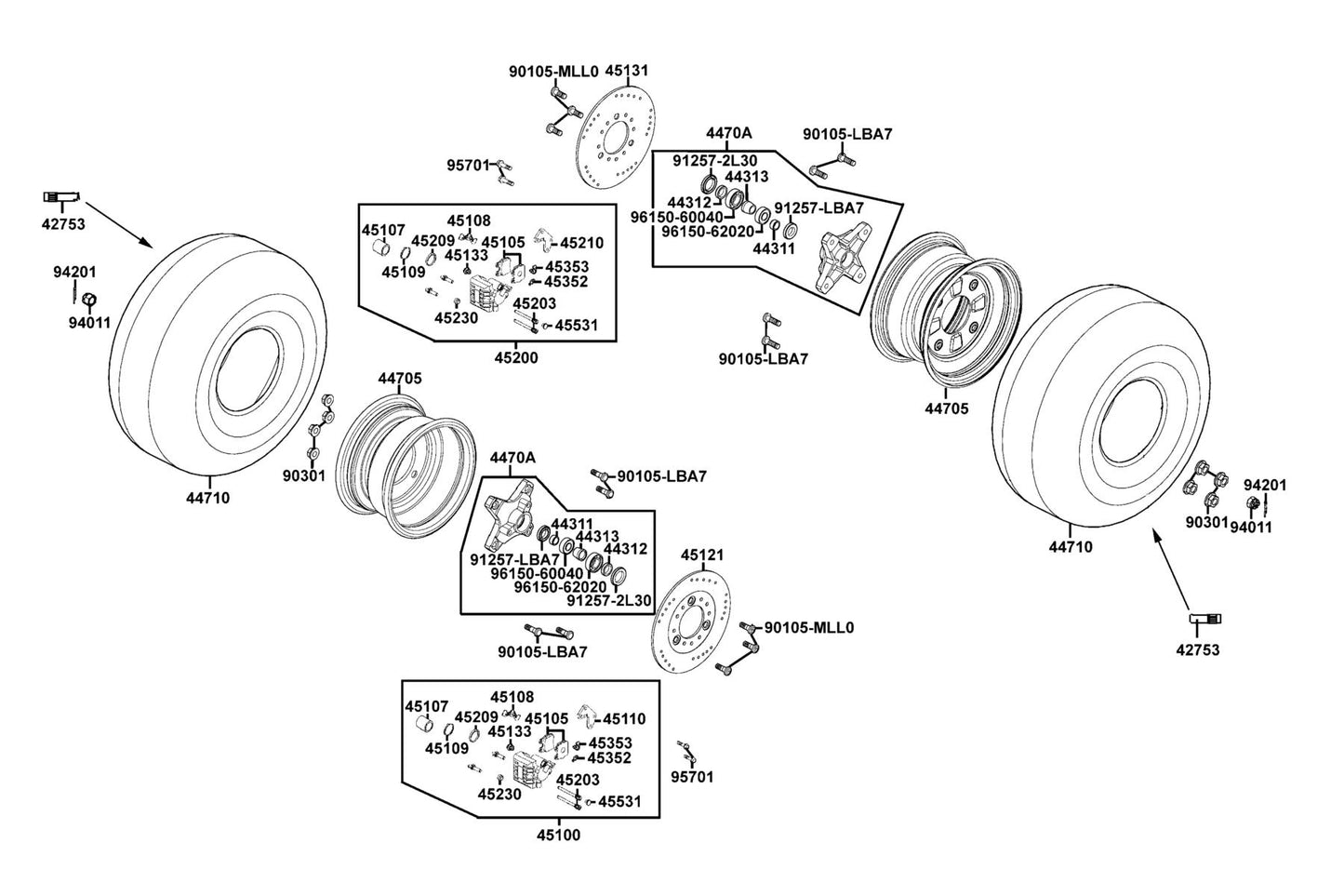 Oil Seal 20*35*7 — 91257-LBA7-900 — KYMCO exploded-view diagram