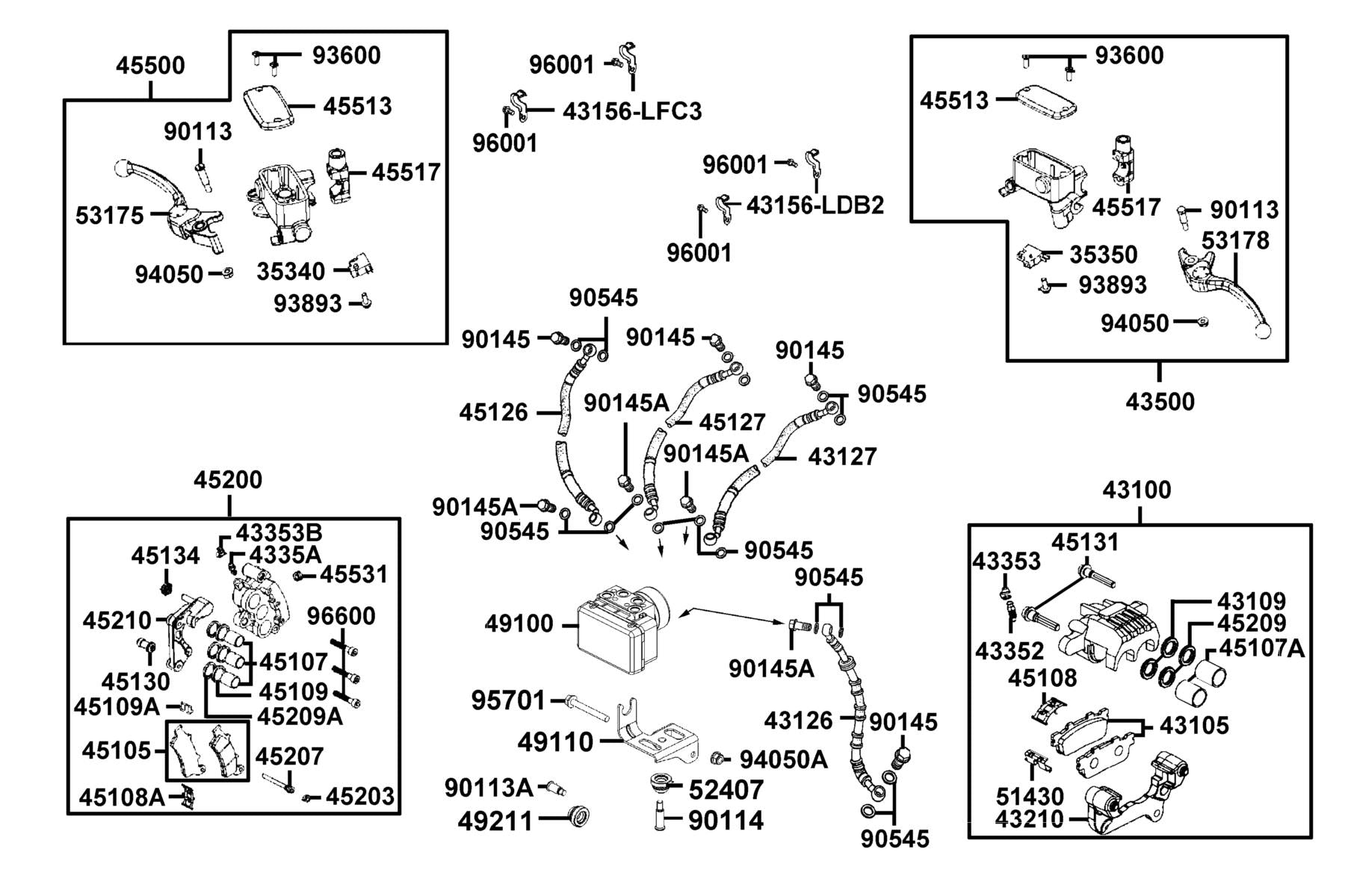 Socket Bolt — 96600-LGE5-C00 — KYMCO exploded-view diagram