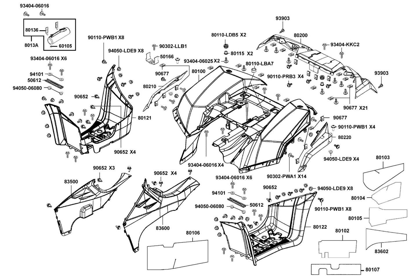 Brkt Start Mag Sw — 50166-LLB1-900 — KYMCO exploded-view diagram