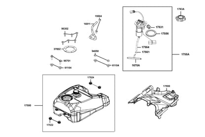 Bolt-wash 5*16 — 90302-GFY6-940 — KYMCO exploded-view diagram