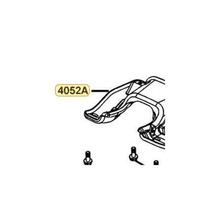 KYMCO Rear Fork Guard Assembly (Black) 4052A-PWA5-910-N1R, part location on the factory exploded-view diagram