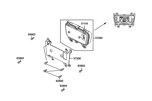 Screw Pan 5*10 — 93500-05010-0G — KYMCO exploded-view diagram