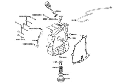 Dowel Pin 10*16 — 94301-10160 — KYMCO exploded-view diagram
