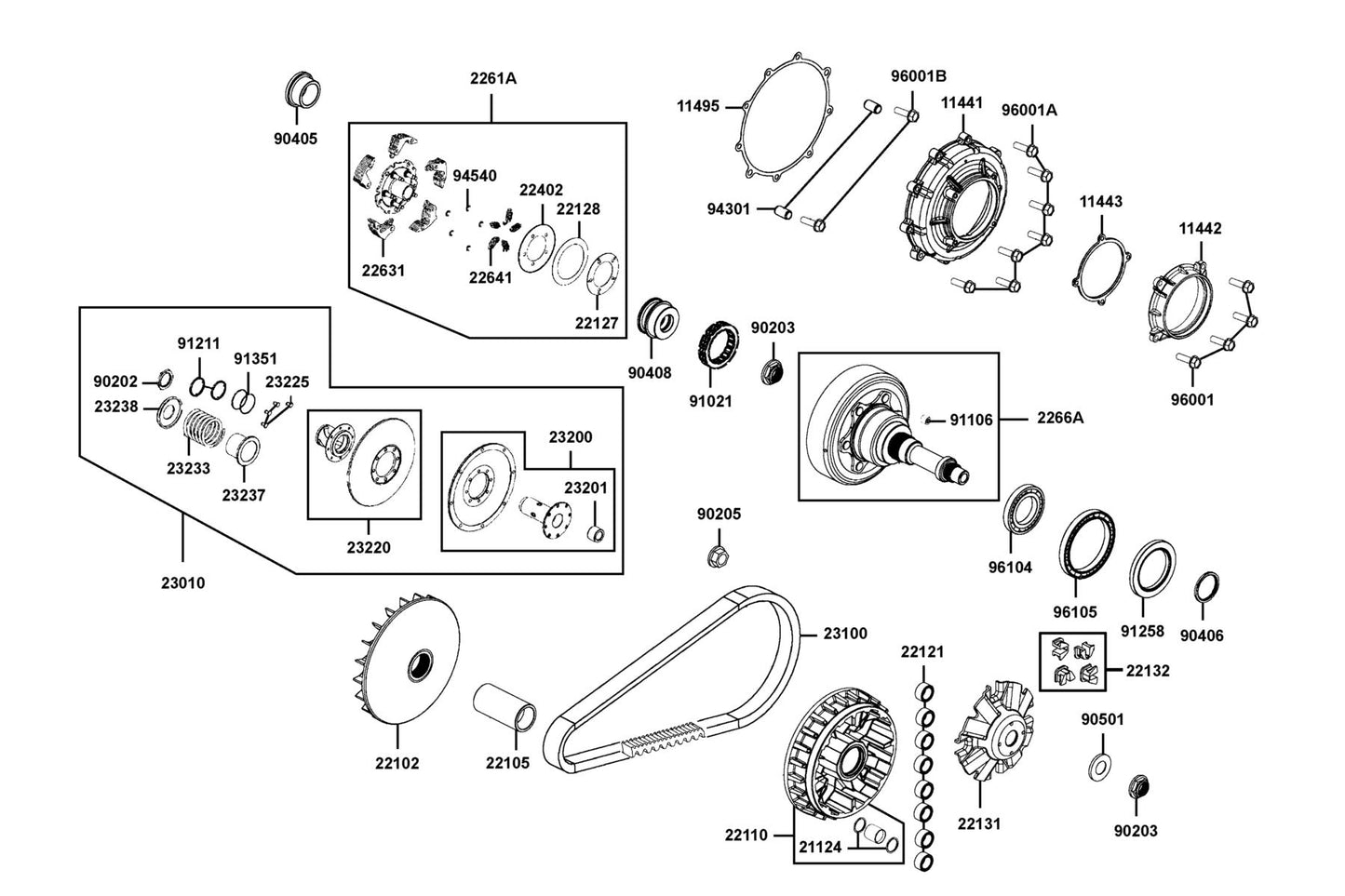 Seal Driven Face 40.2*47*4 — 91211-LDB5-E00 — KYMCO exploded-view diagram
