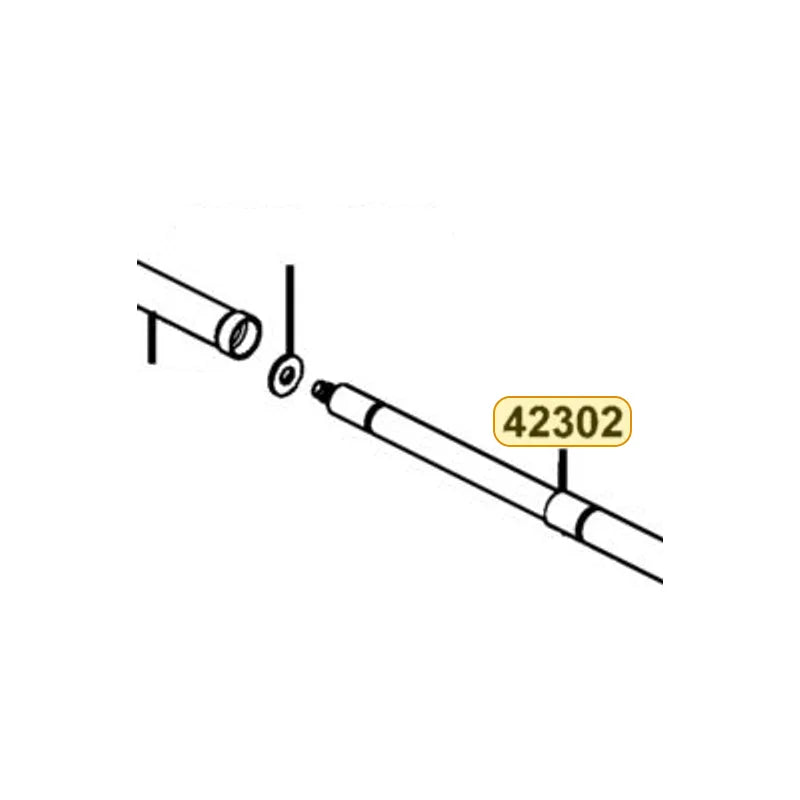 KYMCO Rear Wheel Shaft 42302-PVA2-900, part location on the factory exploded-view diagram
