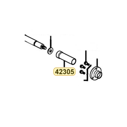 KYMCO Rear Wheel Left Spacer 42305-LBD4-900, part location on the factory exploded-view diagram