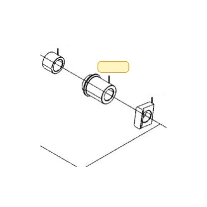 KYMCO Rear Wheel Side Collar A 42312-AGJ5-EA5, part location on the factory exploded-view diagram
