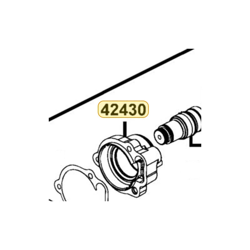 KYMCO Pinion Mach Housing 42430-LFA5-900, part location on the factory exploded-view diagram