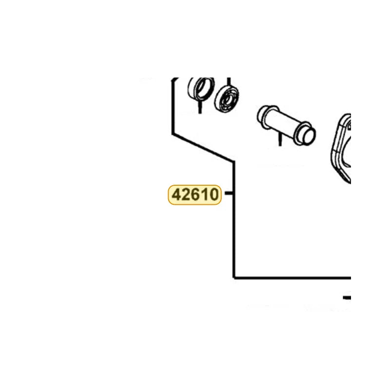 KYMCO Rear Hub Assembly 42610-LBD4-800-N1S, part location on the factory exploded-view diagram