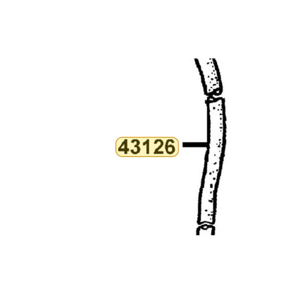 KYMCO Rear Brake Hose Assembly 43126-PVA2-900, part location on the factory exploded-view diagram