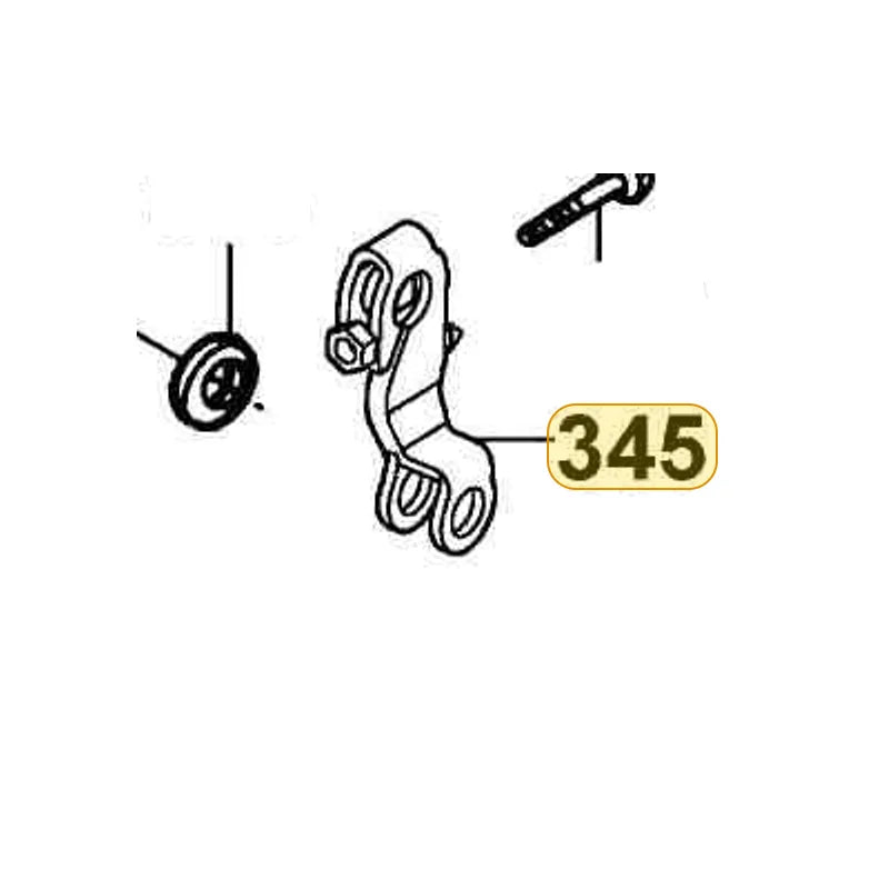 KYMCO Rear Brake Arm 43410-GKAK-901, part location on the factory exploded-view diagram