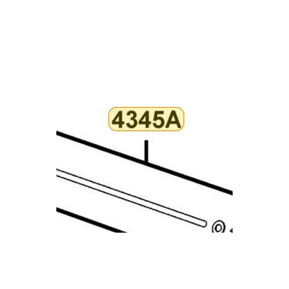 KYMCO Rear Brake Rod Assembly 4345A-ACA5-BJ0, part location on the factory exploded-view diagram