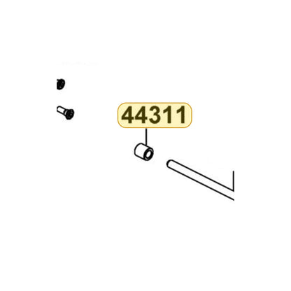 KYMCO Front Wheel Side Collar 44311-KEBE-C00, part location on the factory exploded-view diagram