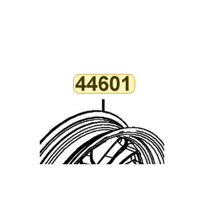 KYMCO Front Wheel Complete 44601-LGR5-E10-NJA, part location on the factory exploded-view diagram