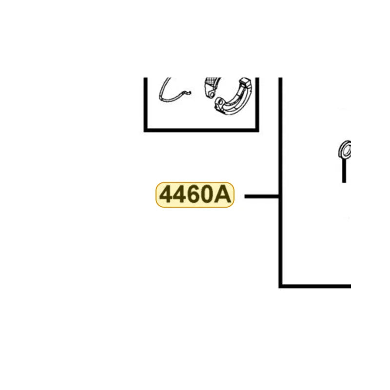 KYMCO Front Hub Assembly 4460A-LBD4-900-NES, part location on the factory exploded-view diagram