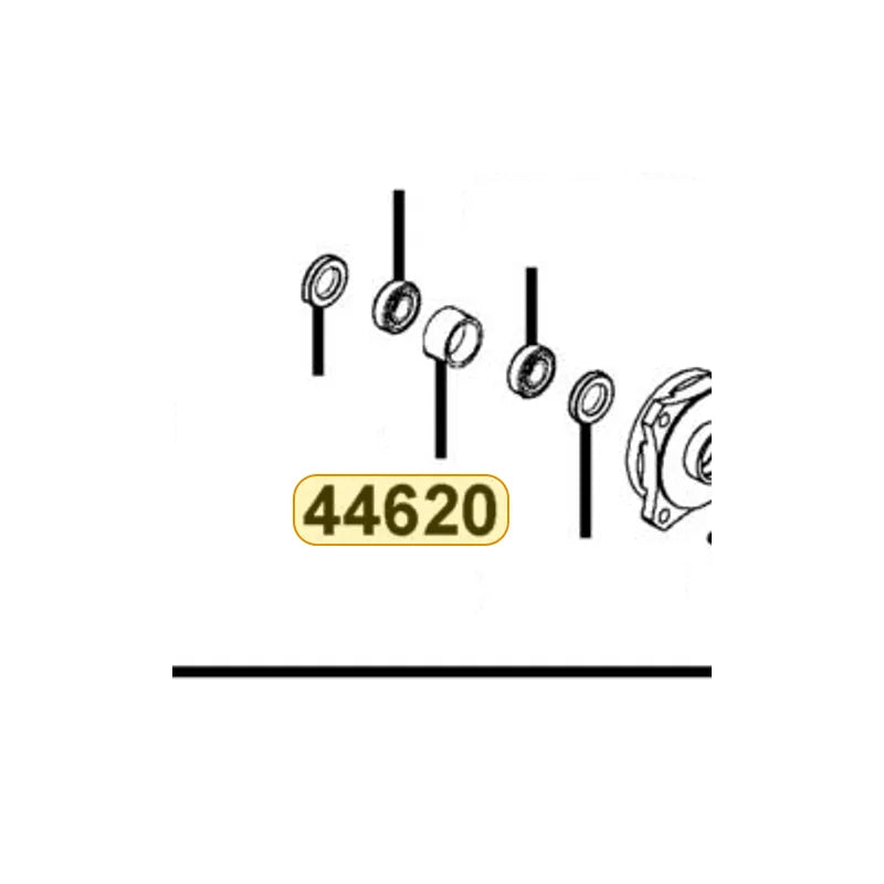 KYMCO Front Dist Collar 44620-LBD4-900, part location on the factory exploded-view diagram