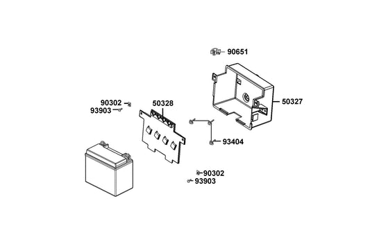 Clip Tube — 90651-LEA2-900 — KYMCO exploded-view diagram