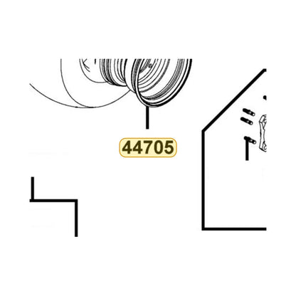 KYMCO Wheel Rim Complete 44705-LBD3-900-NES, part location on the factory exploded-view diagram