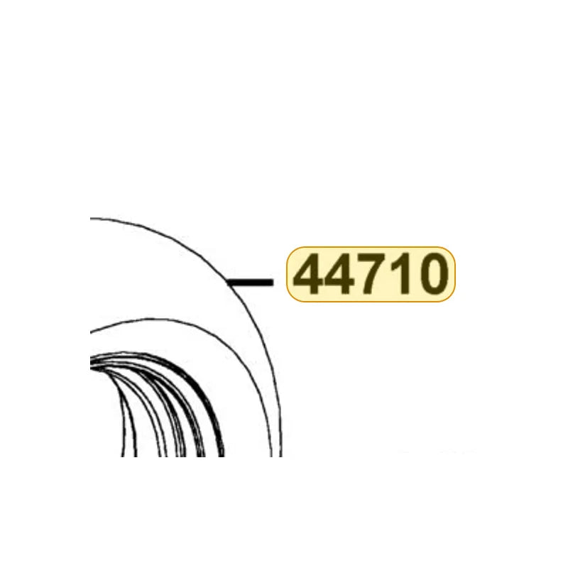 KYMCO Front Tire Assembly 44710-ADA9-M30, part location on the factory exploded-view diagram
