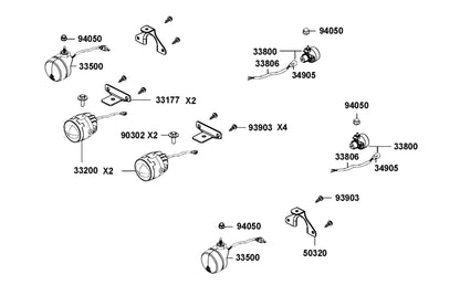 KYMCO Winker Assy Fr exploded-view diagram, MAXXER 450