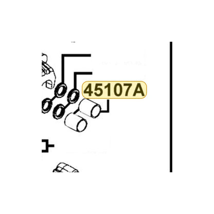 KYMCO C/p Piston 45107-LFB5-C00, part location on the factory exploded-view diagram