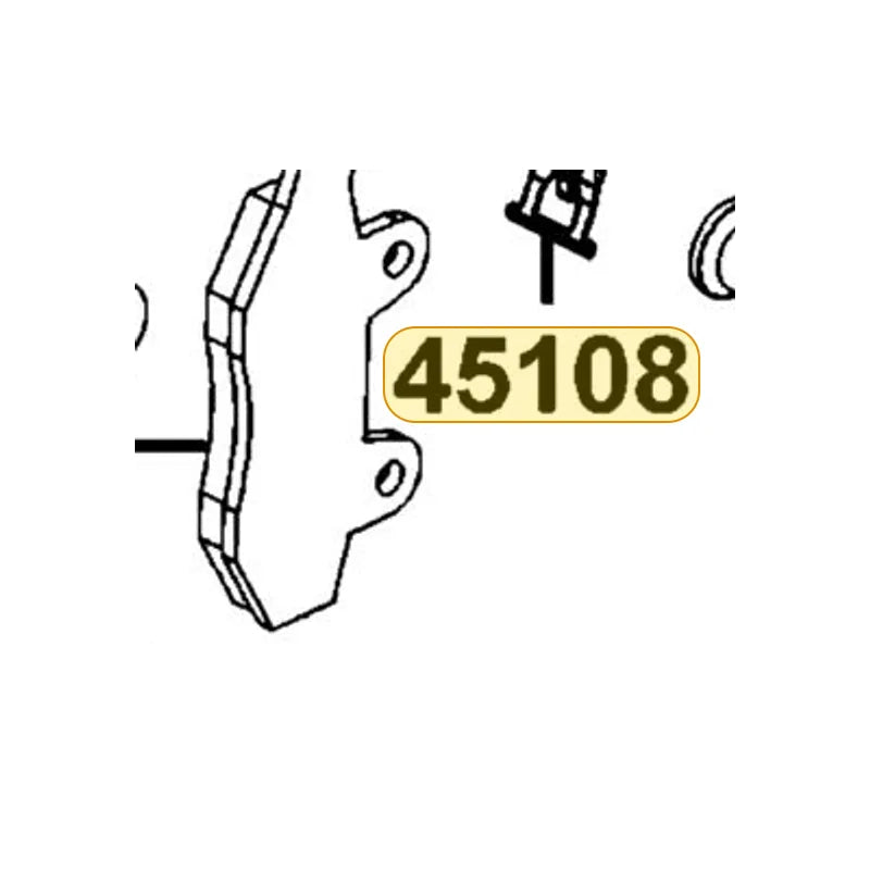 KYMCO Spring Pad 45108-MDL4-007, part location on the factory exploded-view diagram