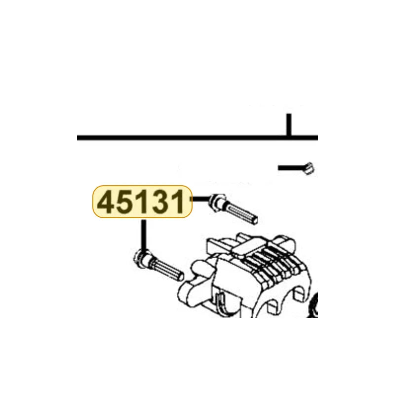 KYMCO Bolt Pin 45131-LFB5-C00, part location on the factory exploded-view diagram