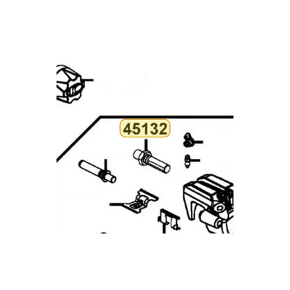 KYMCO Boot Pin Bush 45132-KFA6-900, part location on the factory exploded-view diagram