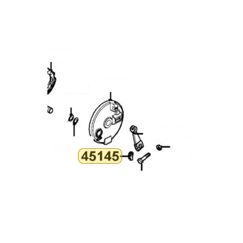 KYMCO Indicator Front Brake 45145-LLB1-900, part location on the factory exploded-view diagram