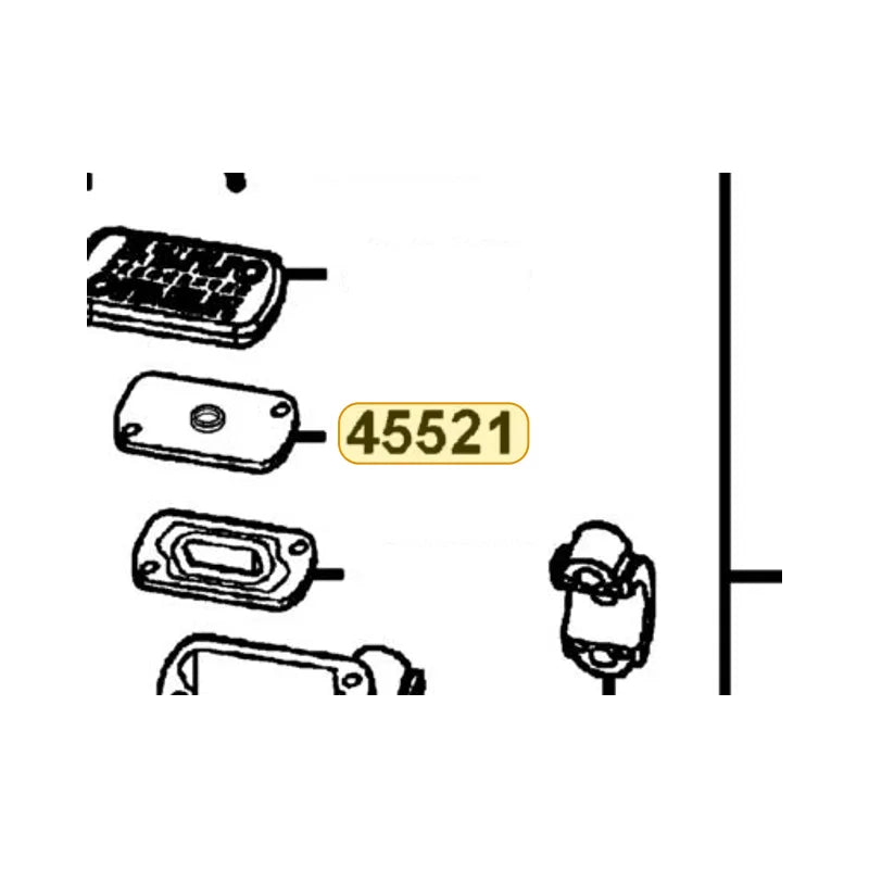 KYMCO Diaphragm Plate 45521-GLW0-91A, part location on the factory exploded-view diagram