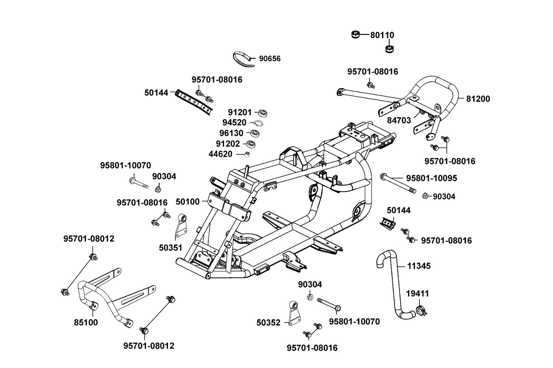 Oil Seal 18*32*7 — 91201-LLB1-900 — KYMCO exploded-view diagram