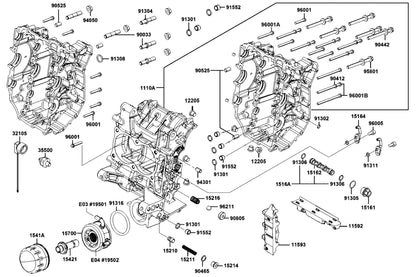 Oil Water Heat Exchanger — 15700-LGC6-E00 — KYMCO exploded-view diagram