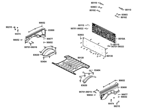 Panel L Rr Fender — 83600-LEE8-600-EVP — KYMCO exploded-view diagram