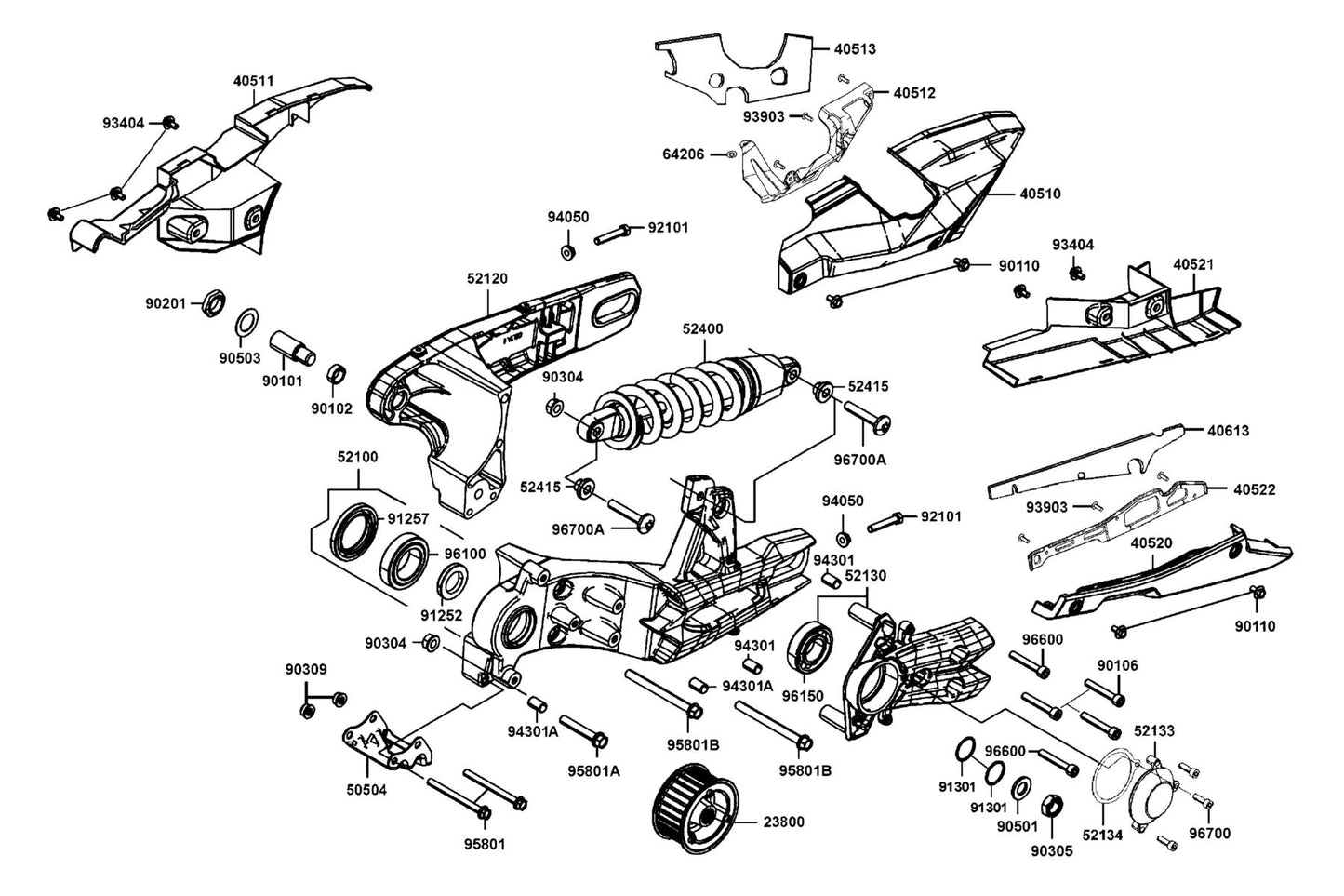 O Ring 27*2 — 91301-0H28-001 — KYMCO exploded-view diagram