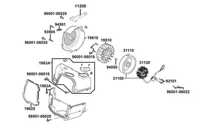 Shroud Assy B — 1963A-ACB9-E10 — KYMCO exploded-view diagram