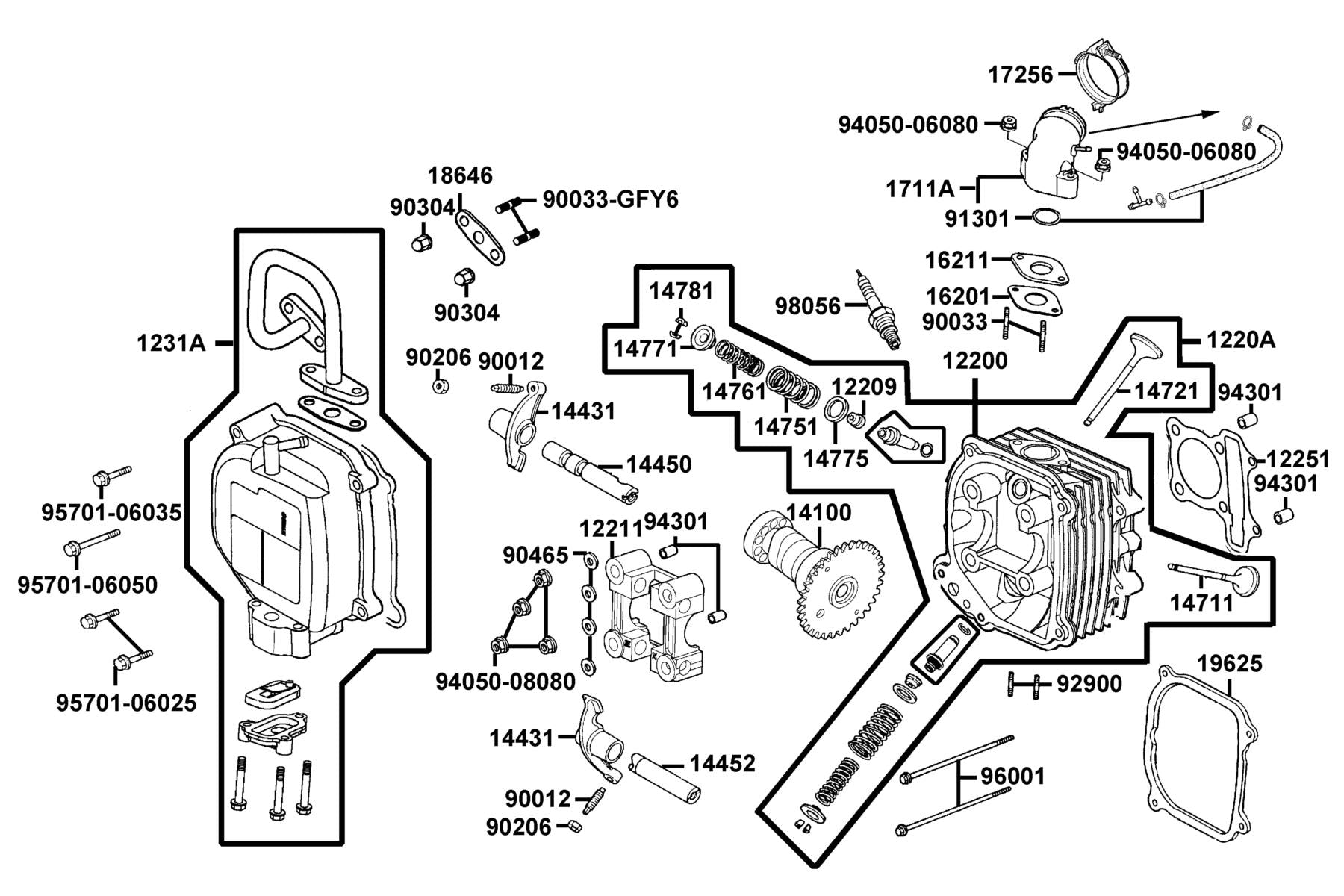O-ring 27*2 — 91301-0H28-C00 — KYMCO exploded-view diagram