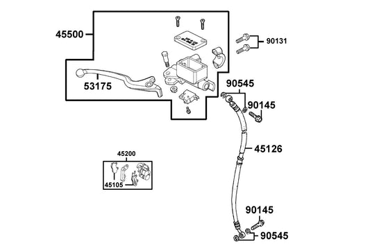 Oil Bolt 10*22 — 90145-9A61-C00 — KYMCO exploded-view diagram