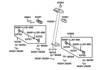 Pin Split 2.5*20 — 94201-25200 — KYMCO exploded-view diagram