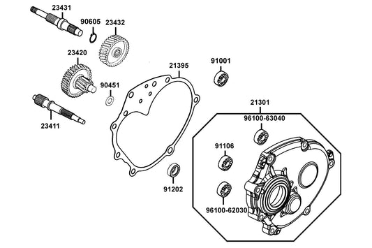 Oil Seal 20*32*6 — 91202-LEA1-90A — KYMCO exploded-view diagram