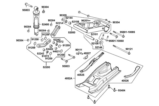 Oil Seal 17*24*5 — 91259-LBA7-900 — KYMCO exploded-view diagram