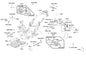 Nut U 14MM — 90305-LBD4-900 — KYMCO exploded-view diagram