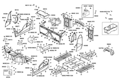 Box Assy Luggage (black) — 6480A-ALE8-E00-N1R — KYMCO exploded-view diagram