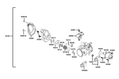 E Clip Shaft — 94540-50029 — KYMCO exploded-view diagram