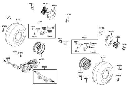 Pin Split 3*40 — 94201-30400 — KYMCO exploded-view diagram