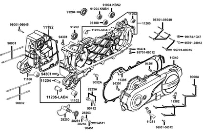 Oil Seal 17*30*6 — 91204-KNBN-C00 — KYMCO exploded-view diagram